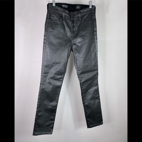 AG Mari Button Up High Rise Slim Straight Size 27R - Picture 2 of 10